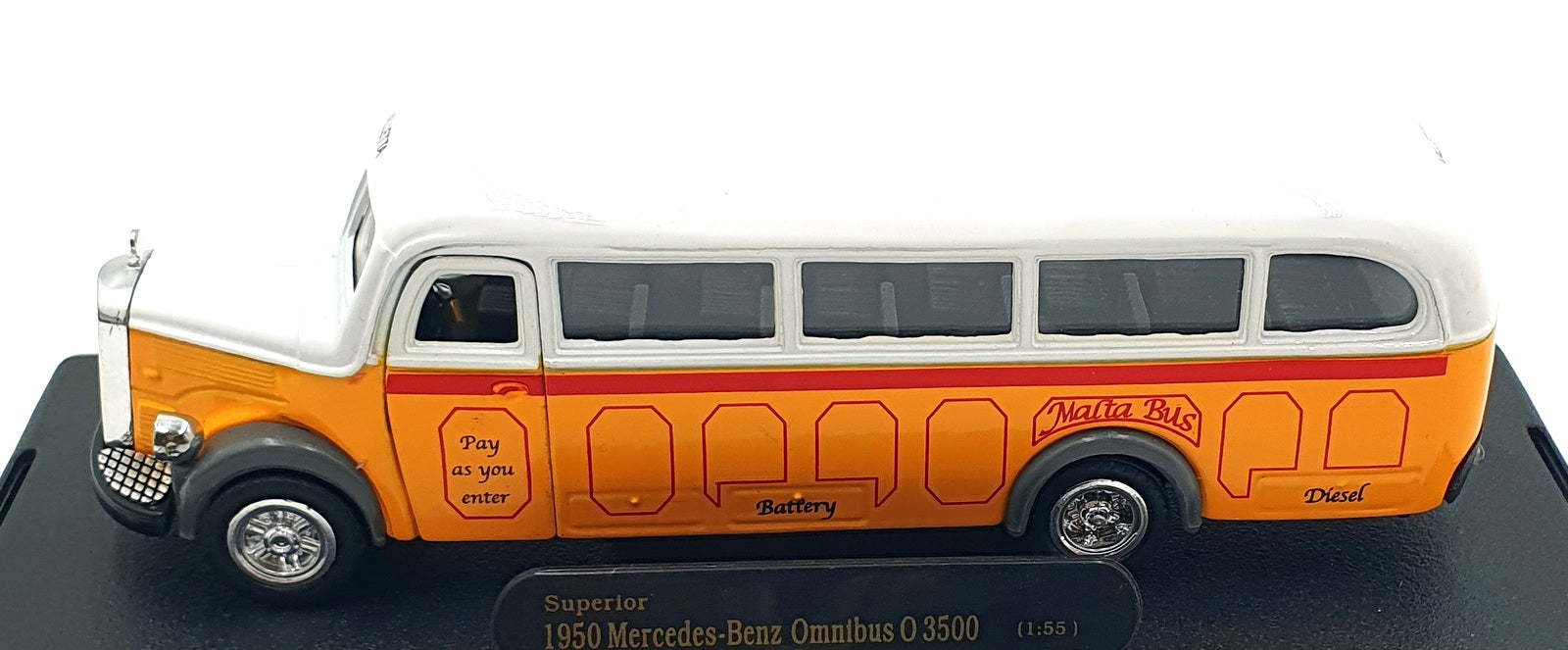 Sunnyside 1/55 Scale Diecast SS6852W - 1950 Mercedes Benz Omnibus O 3500