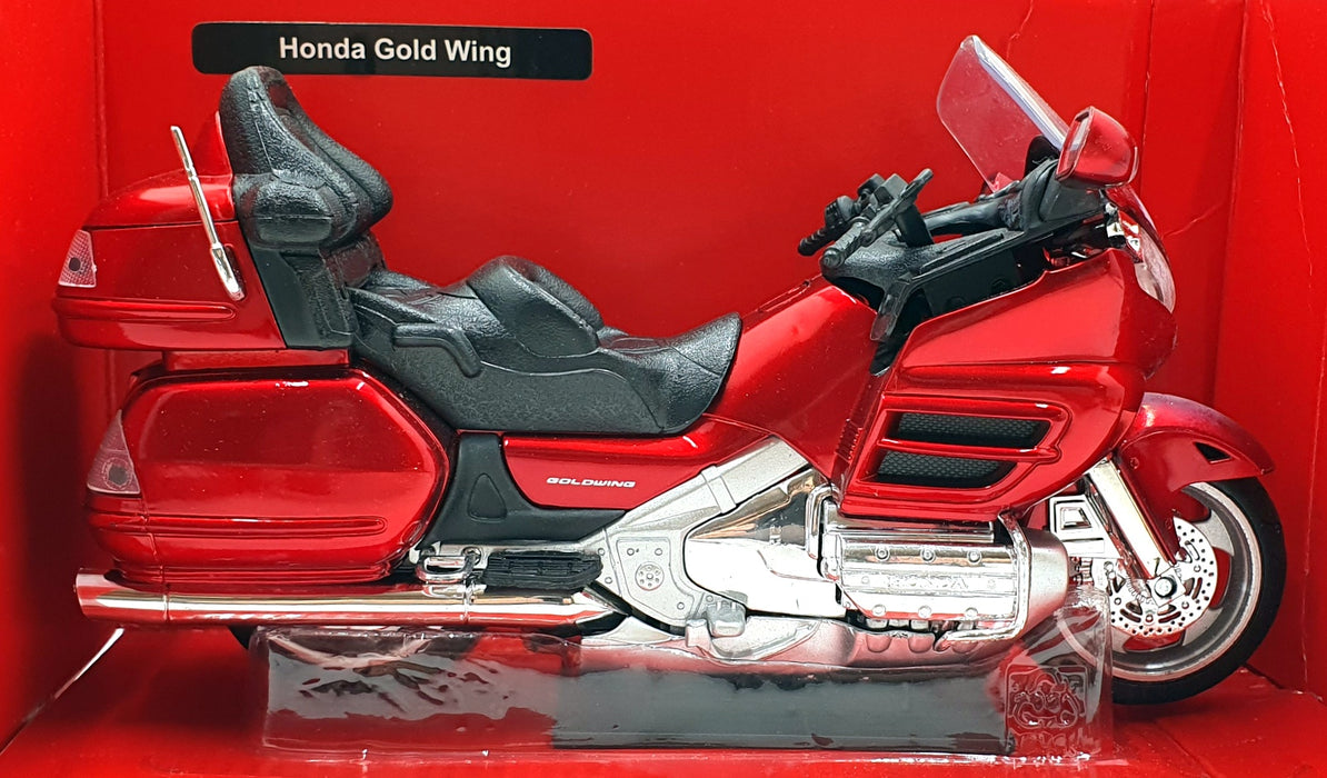 NewRay 1/12 Scale 57253 - Honda Gold Wing Motorbike - Met. Red