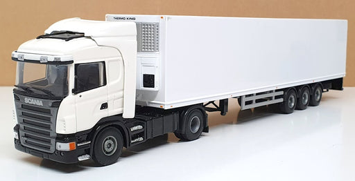 Lion Toys 1/50 Scale Diecast LT09W - Scania Truck & Fridge Trailer - White