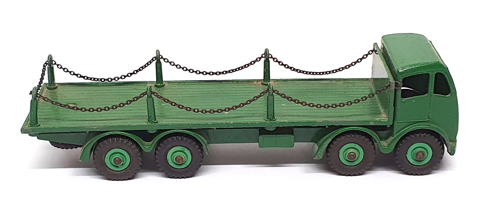 Dinky Supertoys 31526C - Foden Flat Truck With Chains - Green REPAINT