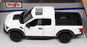 Maisto 1/24 Scale Diecast 31266 - 2017 Ford Raptor Truck - White