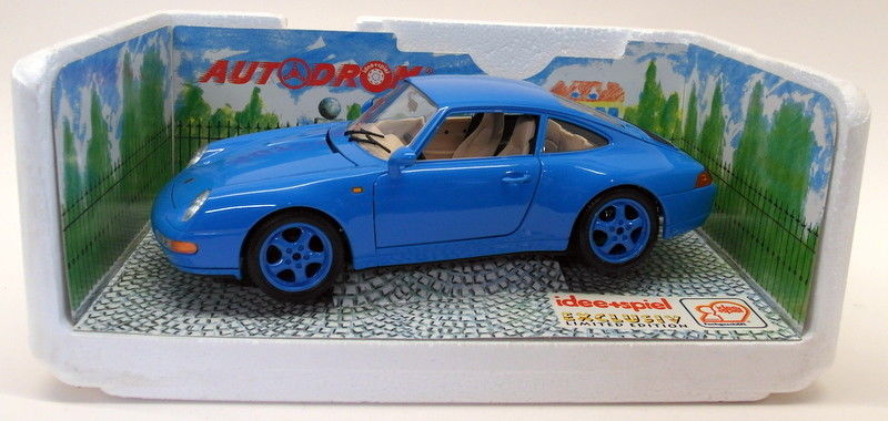 Burago 1/18 Scale 3060 Porsche 911 Carrera 1993 Idee+Spiel edition Light Blue