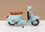 Norev 1/18 Scale 182081 - Vespa 50 N Scooter Motorbike - Aquamarine Blue