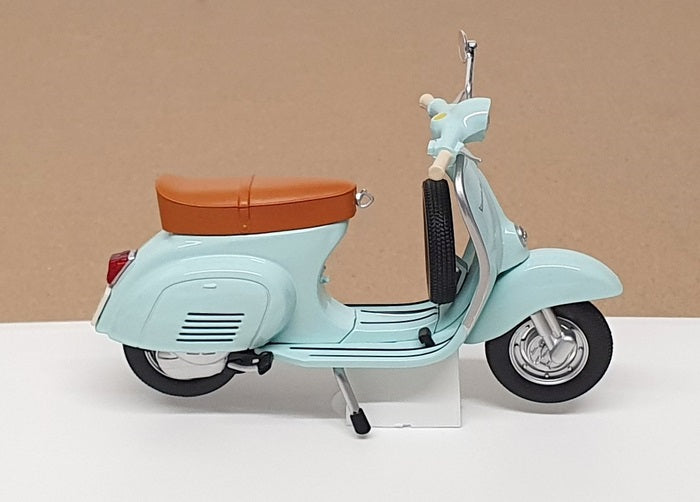 Norev 1/18 Scale 182081 - Vespa 50 N Scooter Motorbike - Aquamarine Blue