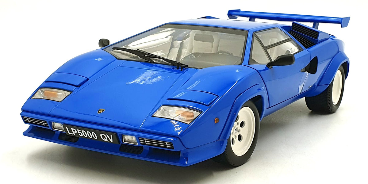1/12 ランボルギーニ カウンタック LP5000S QV 1985 ブルー KK Scale 1/12 Scale KKDC120145 - 1985 Lamborghini Countach LP5000S