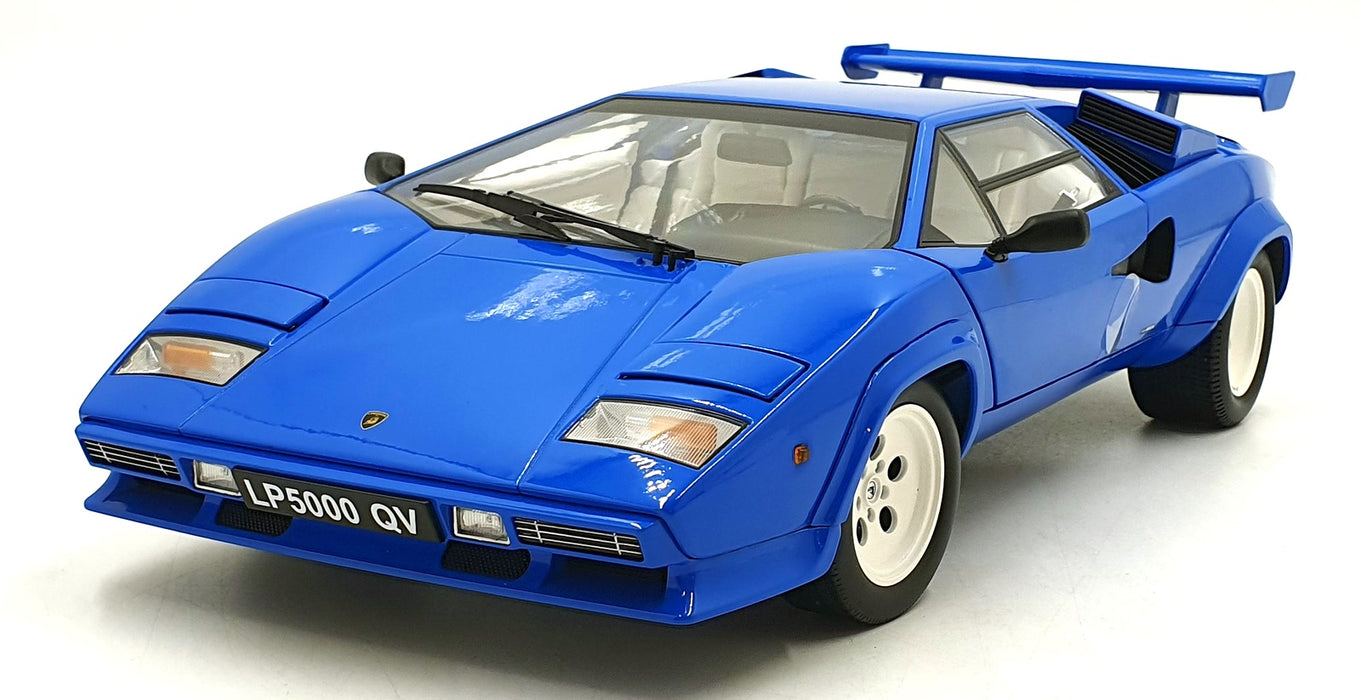 KK Scale 1/12 Scale KKDC120145 - 1985 Lamborghini Countach LP5000S QV - Blue