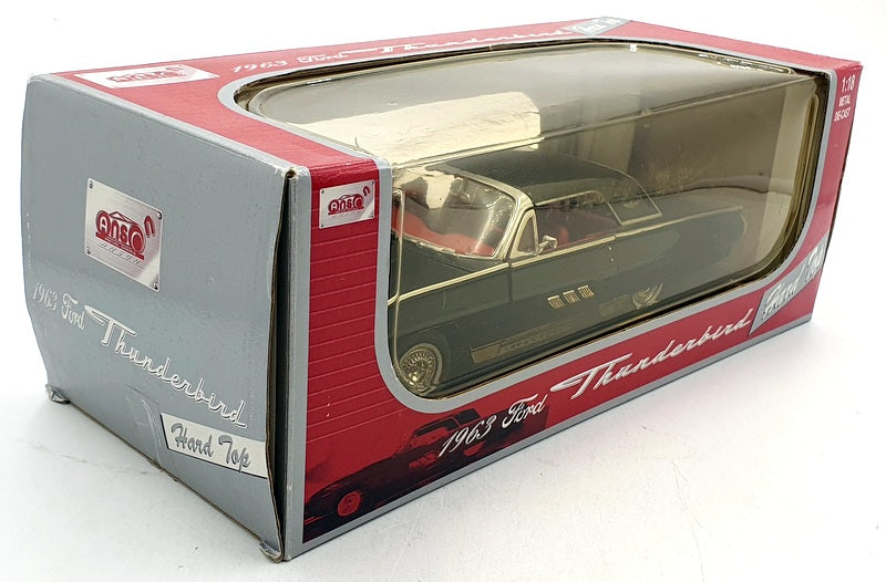 Anson 1/18 Scale Diecast 30344 - 1963 Ford Thunderbird Hard Top - Black