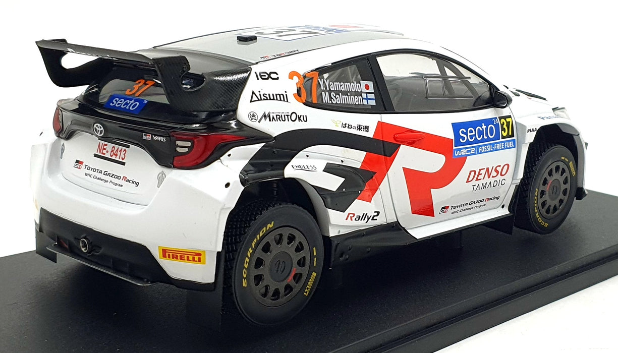 IXO 1/18 Scale Diecast 18RMC212A.22 - Toyota GR Yaris Rally2 #37 Finland 2024
