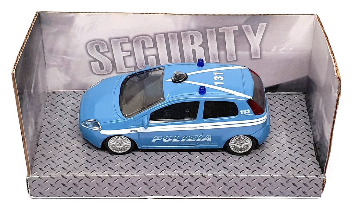 Mondo Motors 1/43 Scale MM06F - Fiat Polizia Police - Blue