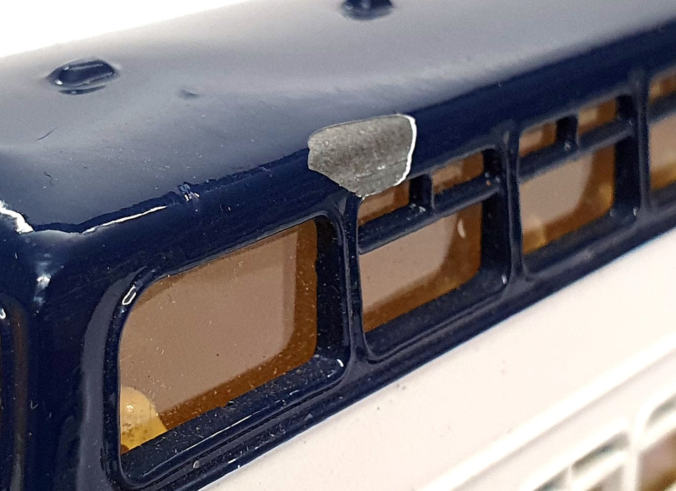 Metosul 12cm Long 23 - Leyland Atlantean Autocarro 2 Pisos Bus - Blue/White/Red