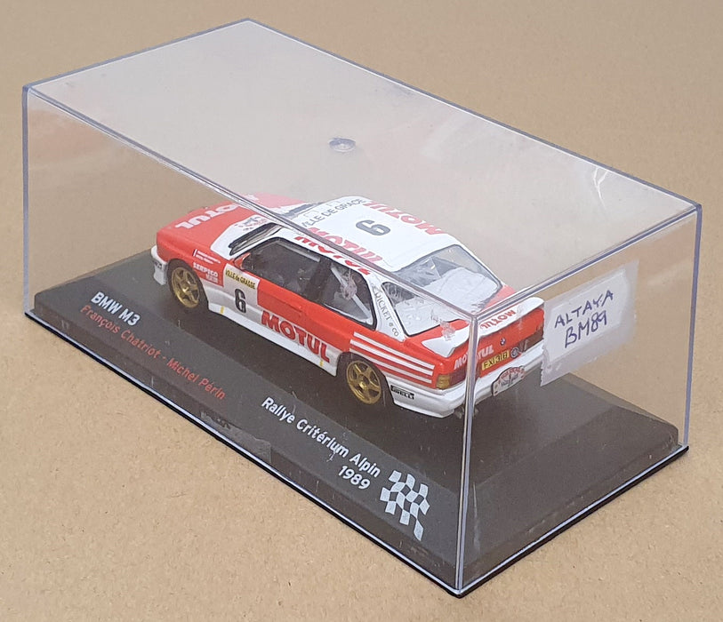 Altaya 1/43 Scale BM89 - BMW M3 #6 Rallye Criterium Alpin 1989 Chatriot/Perin
