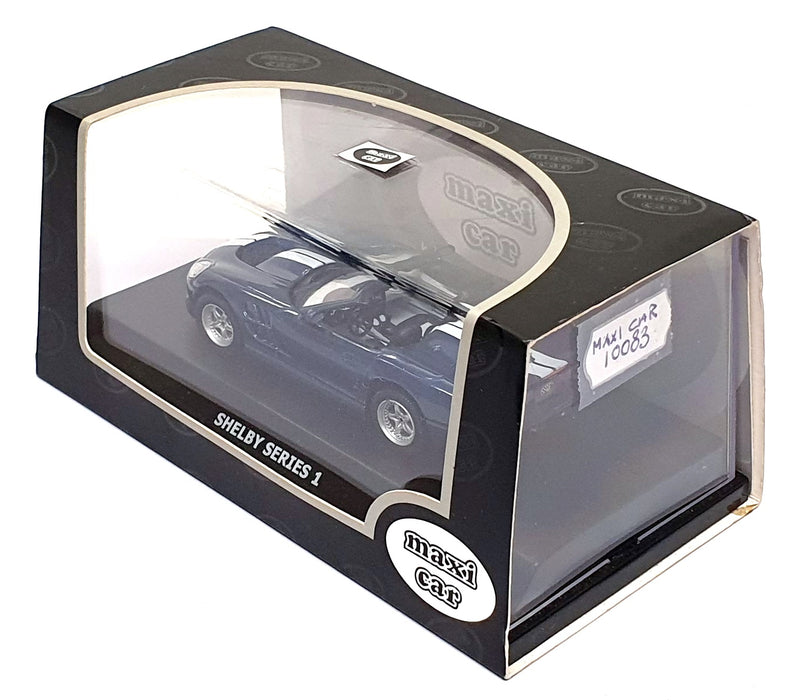 Maxi Car 1/43 Scale 10083 - Shelby Series 1 - Blue/White Stripes