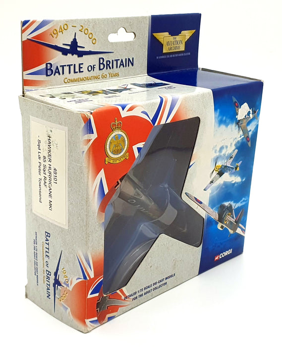 Corgi 1/72 Scale Diecast 49101 - Hawker Hurricane MK1 85 Sqn RAF Peter Townsend