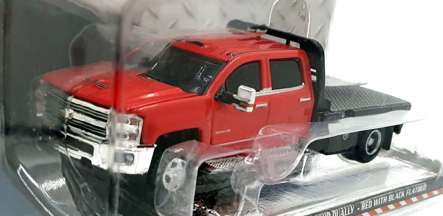 Greenlight 1/64 Scale 46080-C - 2016 Chevrolet Silverado 3500HD Dually Flatbed