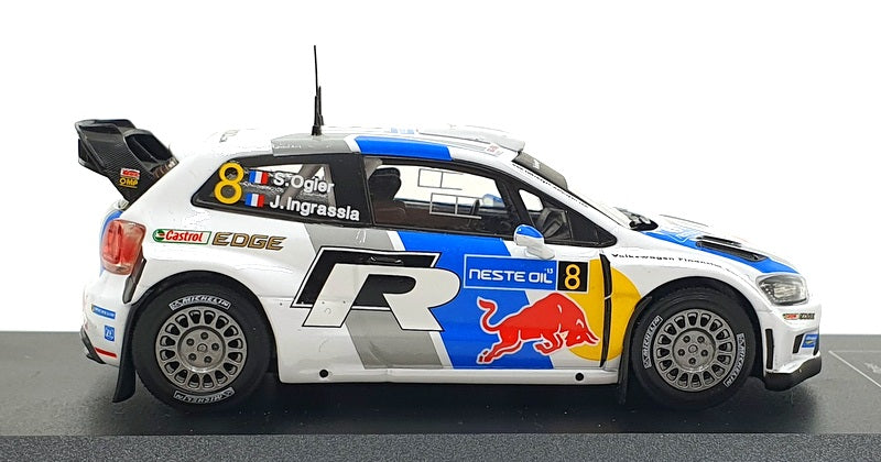 The Diecast Club 1/43 Scale WP1402L11C01 - Volkswagen Polo R WRC #8 Finland 2013