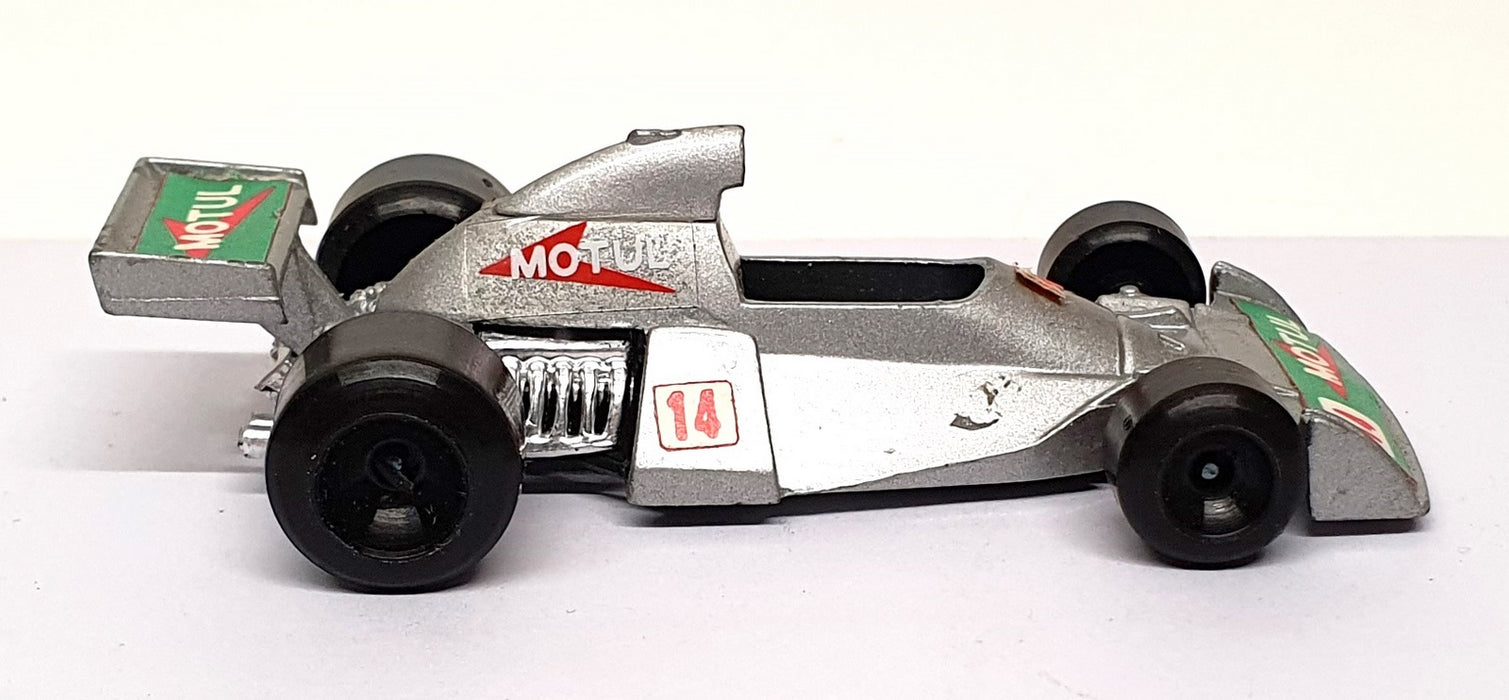 Polistil Appx 8cm Long Diecast RJ.7 - F1 BRM P.202 #14 - Silver/Green