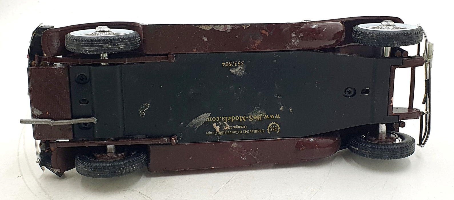 Best Of Show BOS 1/18 Scale BOS283 - Cadillac 341B Convertible Coupe - Orange