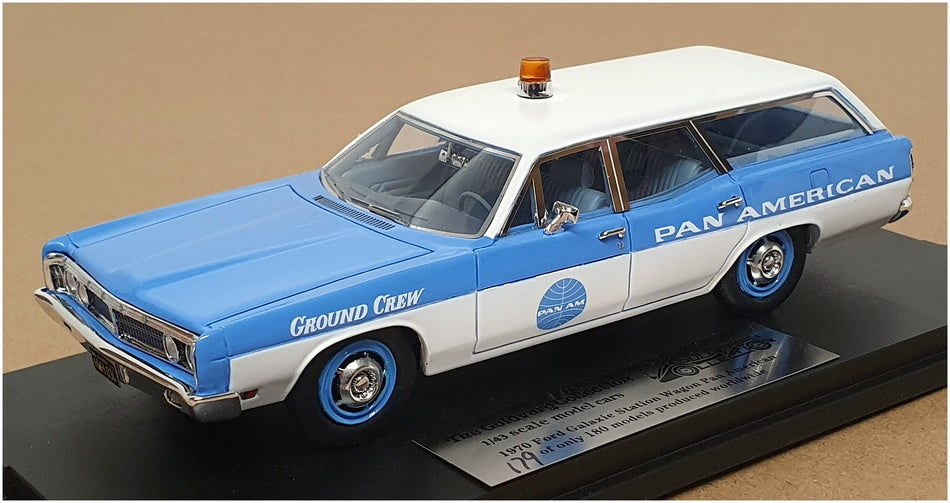 Goldvarg 1/43 Scale GC-PAA-007 - 1970 Ford Galaxie Station Wagon PAN AM