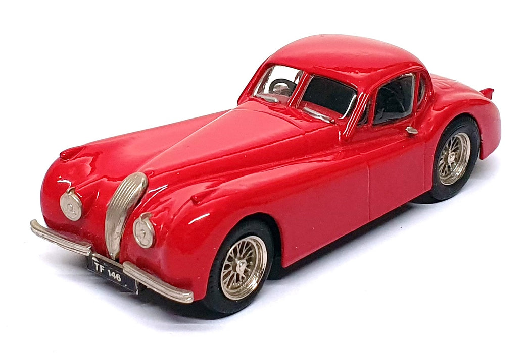 Western Models 1/43 Scale WMS3 - 1951 Jaguar XK120 FHC - Red