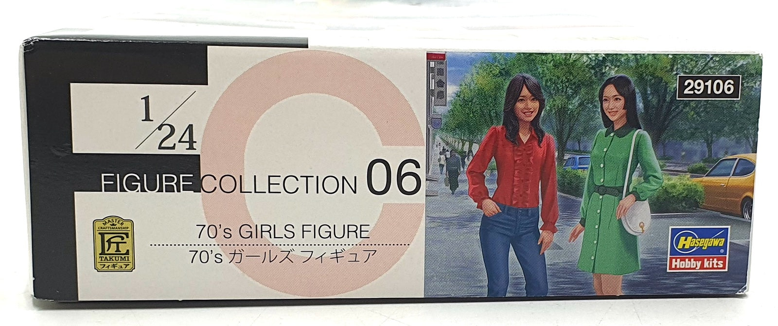 Hasegawa Kits 1/24 Scale 29106 - Figure Collection 06 70's Girls Figure Kit