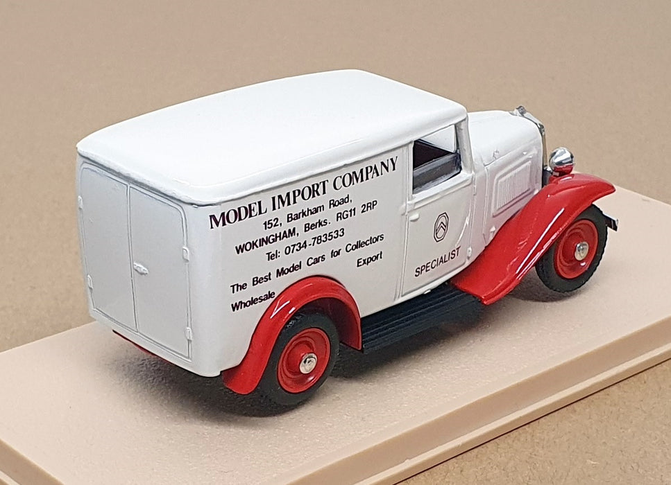 Eligor 1/43 Scale EL43C - 1934 Citroen Van Model Import Co. - White/Red