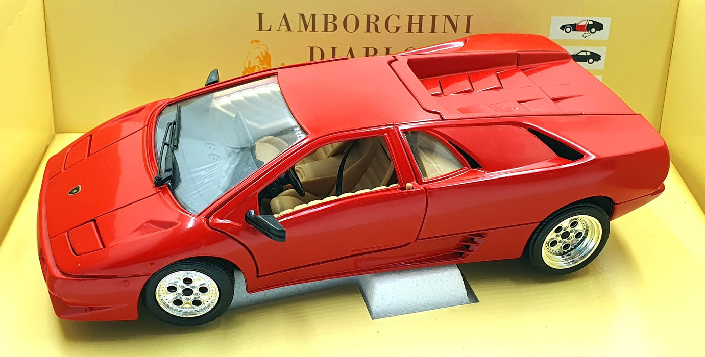 Polistil 1/18 Scale Diecast 059400 - Lamborghini Diablo - Red