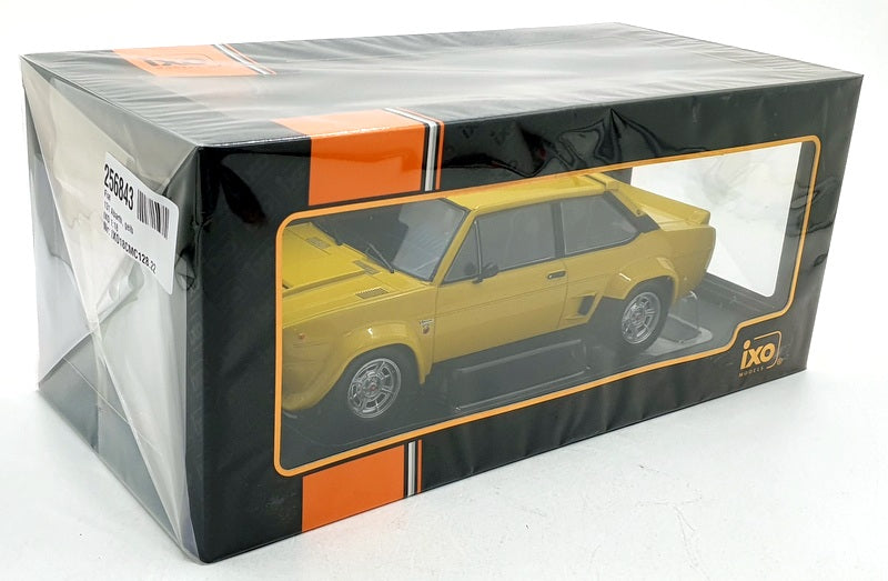 IXO Models 1/18 Scale Diecast 18CMC128 - Fiat 131 Abarth 1980 - Yellow