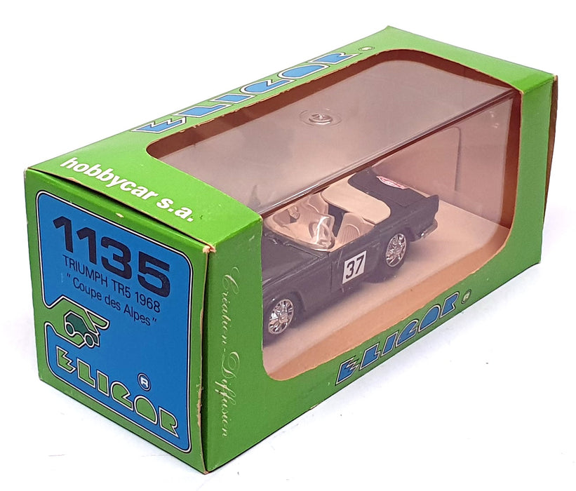 Eligor 1/43 Scale 1135 - Triumph TR5 #37 Coupe Des Alpes 1968 - Met Grey