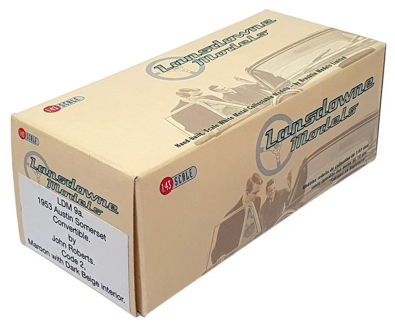 Lansdowne Models 1/43 Scale LDM9a - 1953 Austin Somerset Conv JOHN ROBERTS