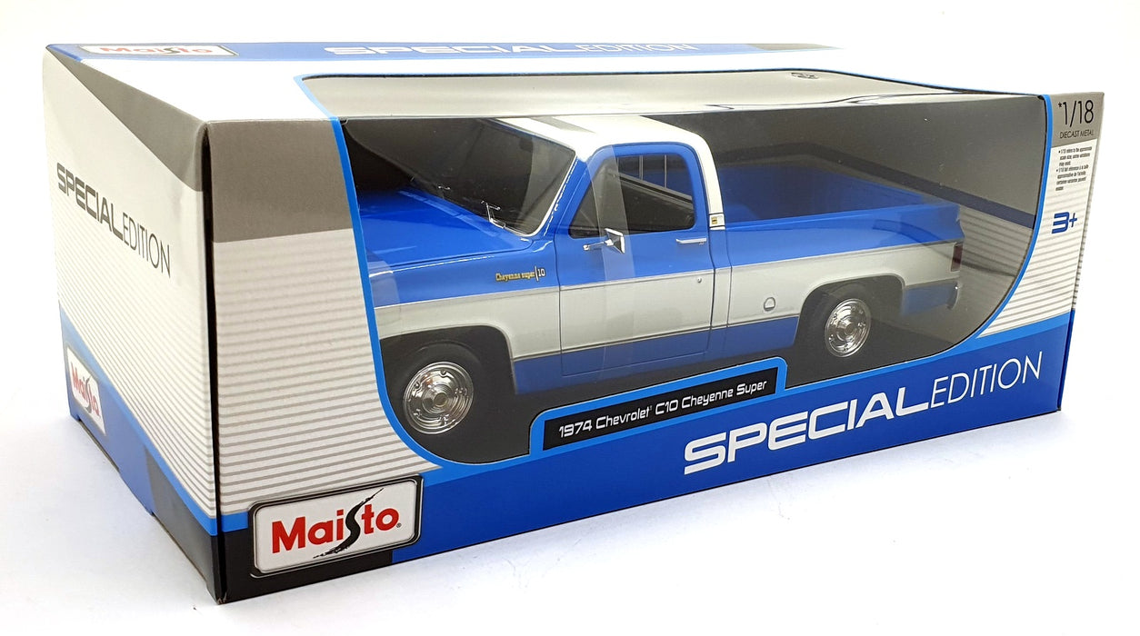 Maisto 1/18 Scale Diecast 31467 - 1974 Chevrolet C10 Cheyenne Super Truck