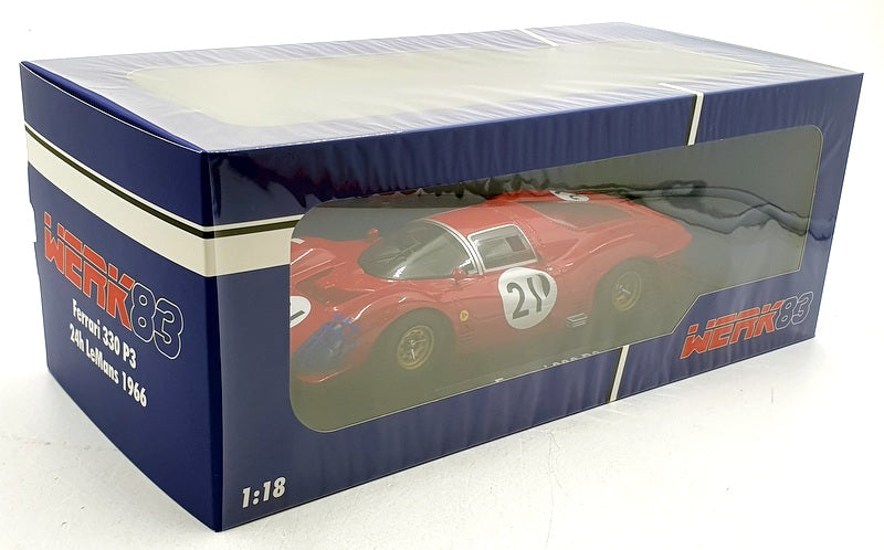 Werk83 1/18 Scale Diecast W18022001 - Ferrari 330 P3 Le Mans 1966 #21