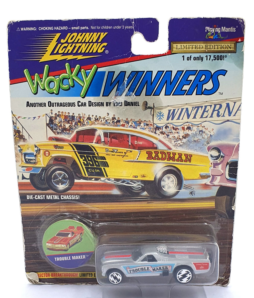 Johnny Lightning 1/64 Scale 301-02 - Wacky Winners Trouble Maker - Silver