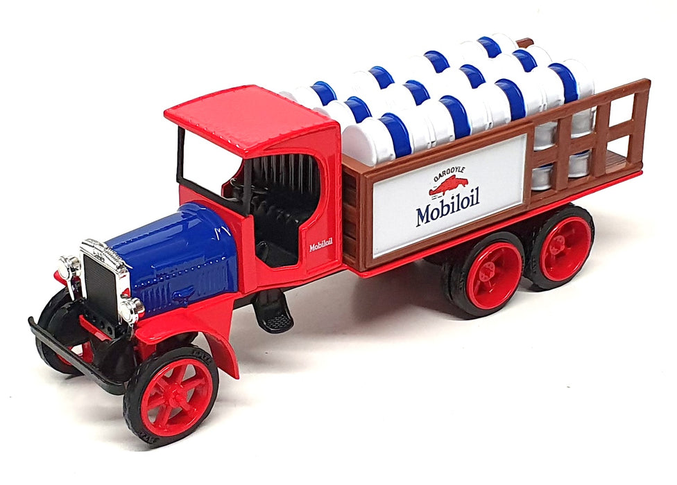 Ertl 1/34 Scale 19493 - 1925 Kenworth Stake Truck Mobiloil - Red/Blue/White