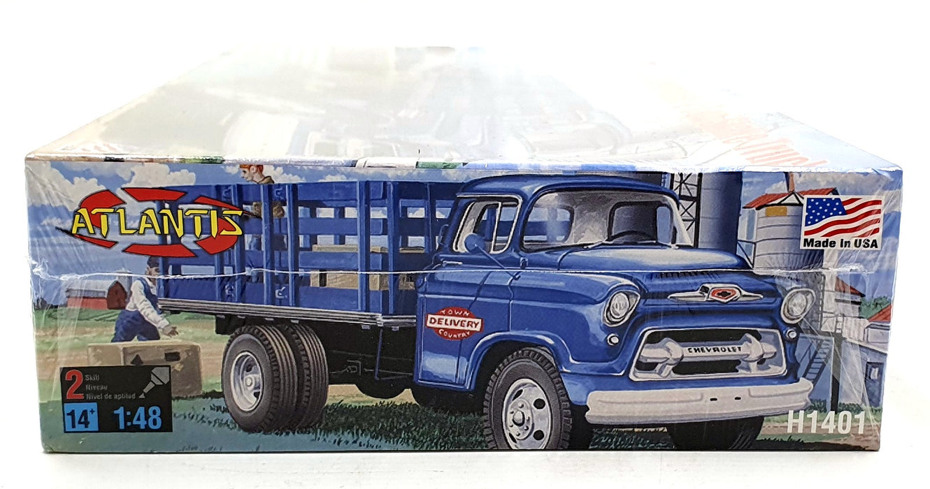 Atlantis Models 1/48 Scale Model Kit H1401 - 1955 Chevrolet 2 Ton Stake Truck