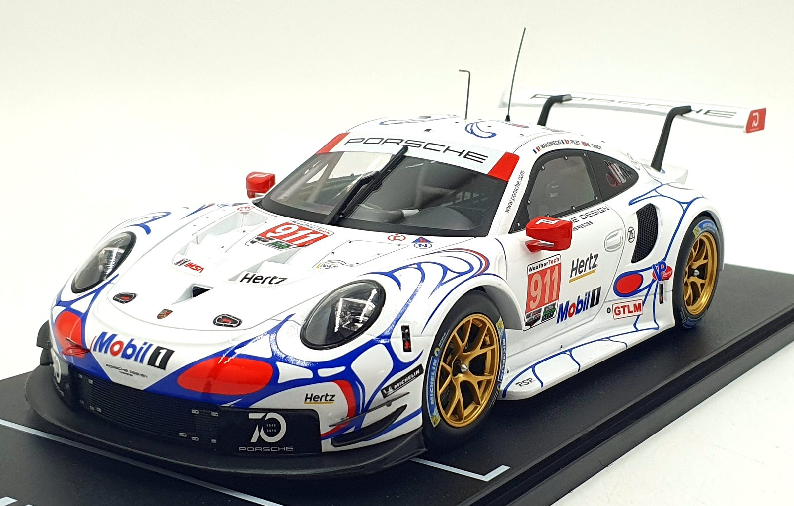 IXO 1/18 Scale LEGT18010 - Porsche 911 RSR #911 Petit LM USA 2018
