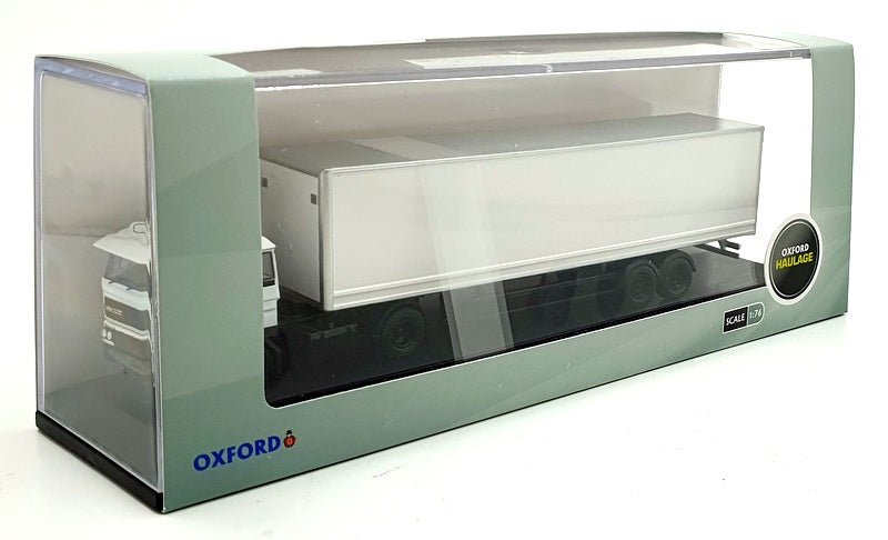 Oxford Diecast 1/76 Scale SP184A - DAF 3300 Short Van Trailer - White