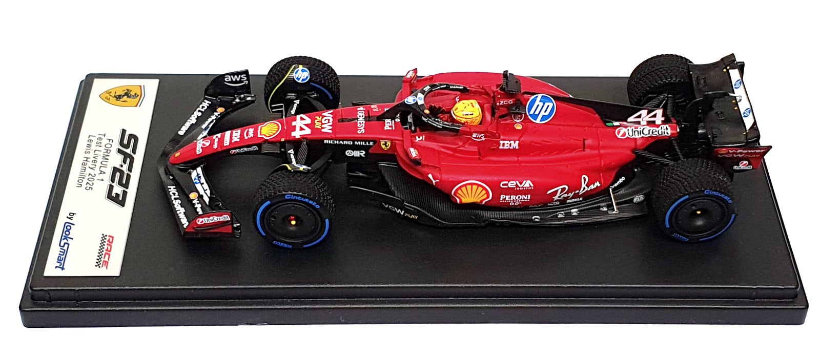 Look Smart 1/43 Scale LSF1073 - F1 Ferrari SF-23 Test Livery 2025 Lewis Hamilton