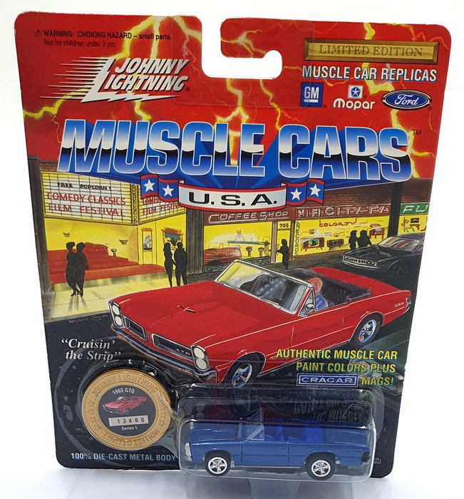 Johnny Lightning 1/64 Scale 200-150 - Muscle Cars 1965 Pontiac GTO - Blue