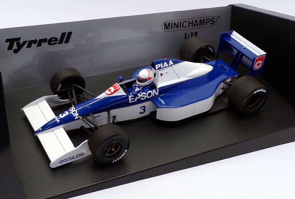 Minichamps 1/18 Scale Diecast 110 900003 - F1 Tyrrell Ford 018 #3 S.Nakajima