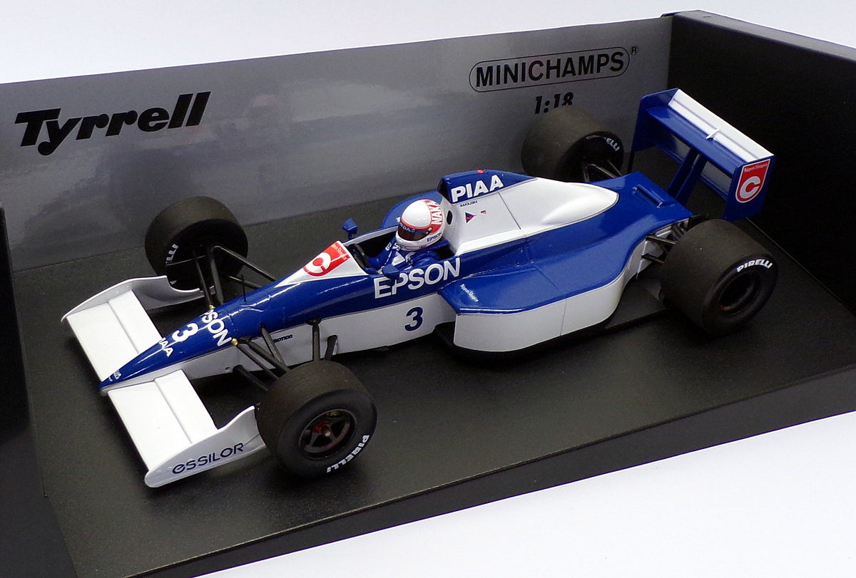 Minichamps 1/18 Scale Diecast 110 900003 - F1 Tyrrell Ford 018 #3 S.Nakajima