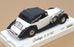 Solido 1/43 Scale Diecast 4032 - Delage D 8/120 - White/Black