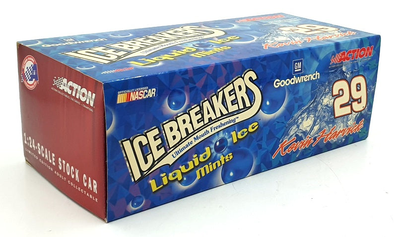 Action 1/24 Scale 106552 - Chevrolet 2004 NASCAR #29 Ice Breakers - Hardvick