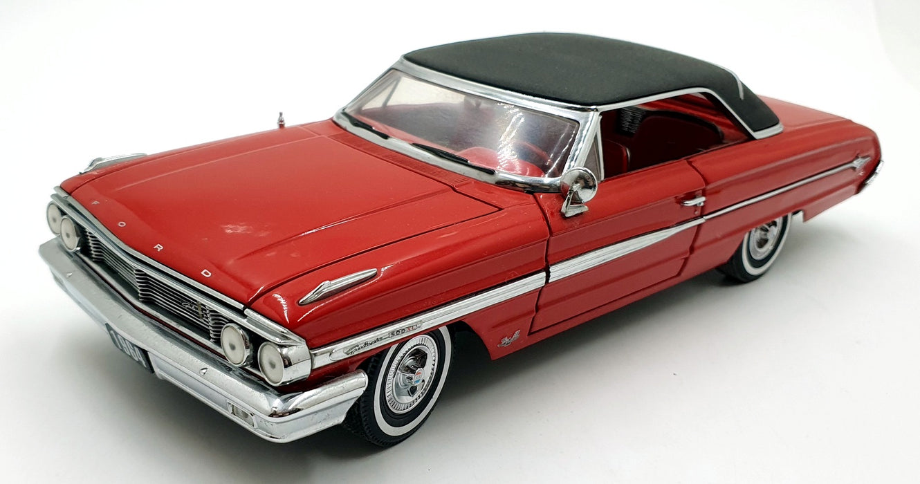 Sun Star 1/18 Scale Diecast 12226H - 1964 Ford Galaxie 500 - Red/Black