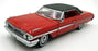 Sun Star 1/18 Scale Diecast 12226H - 1964 Ford Galaxie 500 - Red/Black