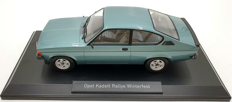 Norev 1/18 Scale Diecast 183654 - Opel Kadett Rallye Winterfest 1978 Turquoise
