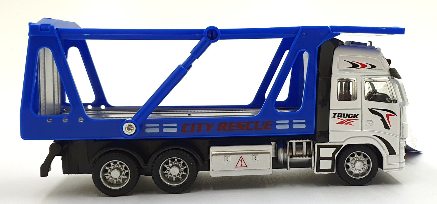 TranzMasters 20cms Pull Back and Go TY1003 - Transporter Rescue Vehicle