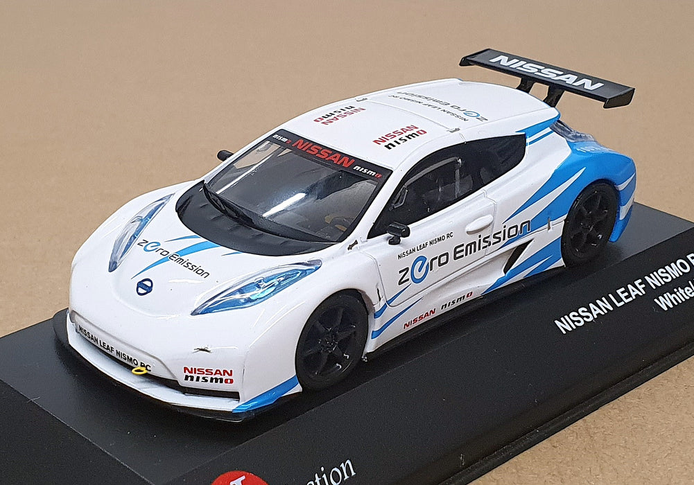 J Collection 1/43 Scale JC240 - Nissan Leaf Nismo RC - White/Blue