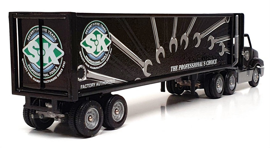 Winross 1/64 Scale Diecast WR1842 - Truck & Trailer "SK Tools" - Black