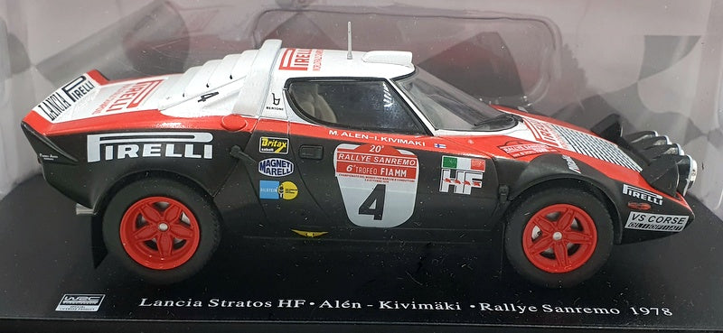 Hachette 1/24 Scale G113U025 - Lancia Stratos HF Sanremo 1978 M.Alen #4