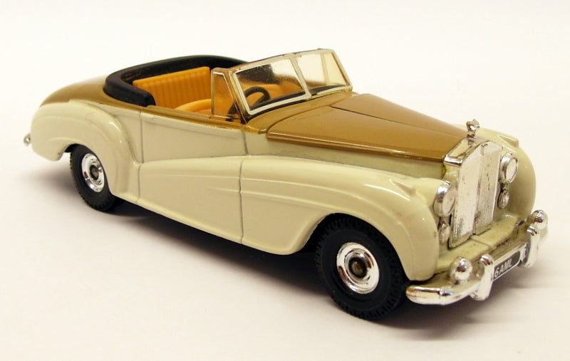Corgi Appx 13cm Long Diecast 814 - 1952 Rolls Royce Silver Dawn - Brown/Cream